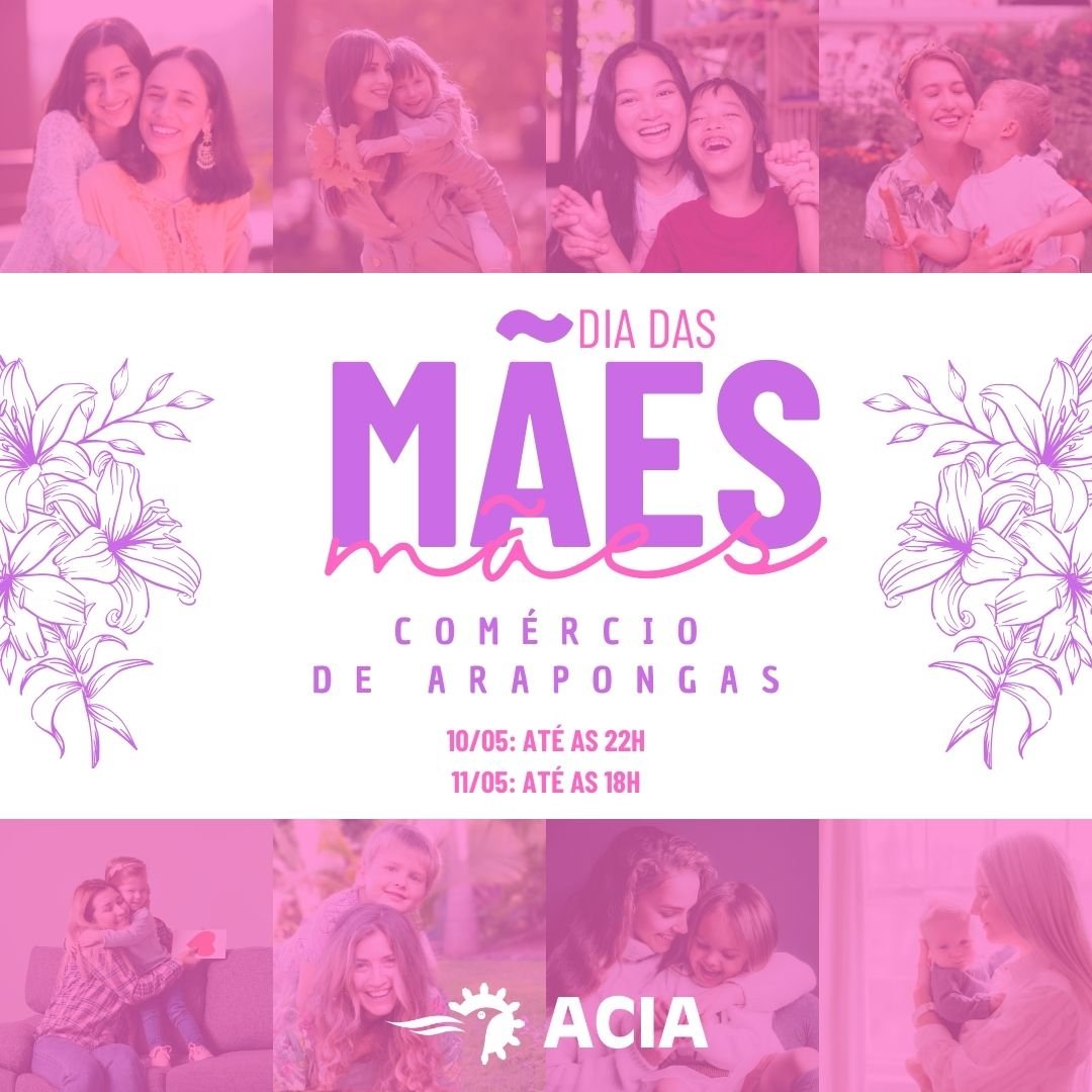 Comércio de Arapongas tem horário especial para Dia das Mães